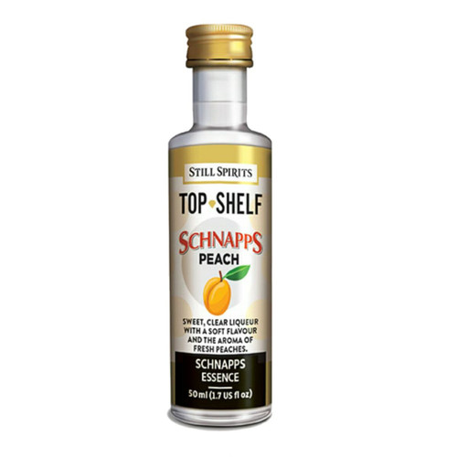 Still Spirits Top Shelf Peach Schnapps With Liqueur Base Mix makes 1.125L