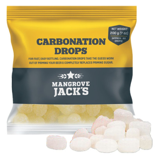 Mangrove Jacks Carbonation Drops 60 200g Sugar Tablets for priming beer bottles