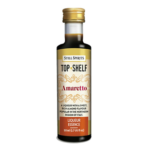 Still Spirits Top Shelf Amaretto With Liqueur Base Mix makes 1.125L Still Spirits Top Shelf Amaretto With Liqueur Base Mix makes 1.125L