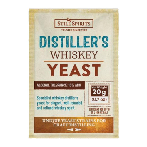 Still Spirits Distillers Whisky Yeast 20g for 25L 15% ABV