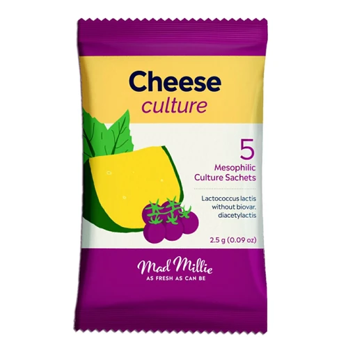 Mad Millie Cheese Culture Mesophilic 5x sachets Treats up to 20L of Milk
