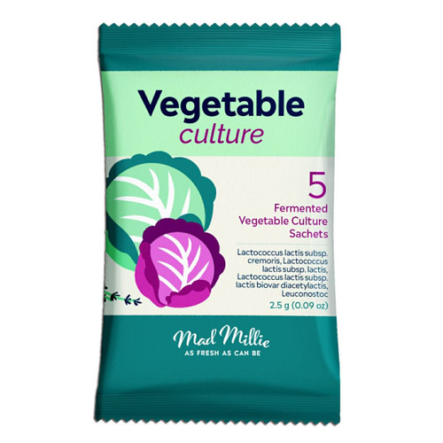 Mad Millie Vegetable Culture 5x sachets ideal for Sauerkraut and Kimchi