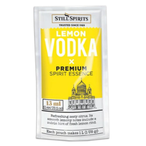 Still Spirits Lemon Vodka Shotz Essence 13ml Flavours 1L of Clear Spirit