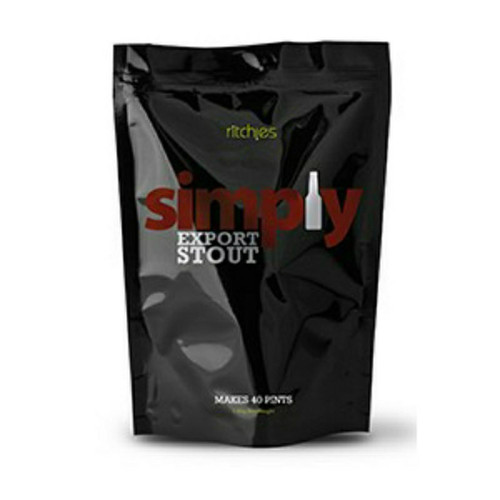 Simply Export Stout Beer Kit Refill 1.8kg makes 23L 40 Pints