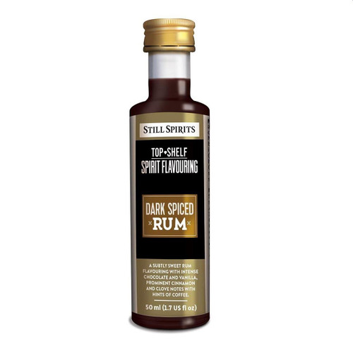 Still Spirits Top Shelf Dark Spiced Rum 50ml Essence Flavours 2.25L
