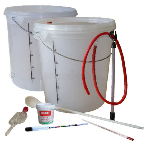 Beginners Full Homebrew Kit For Wine & Cider All Equipment & Chemicals for 33Ltr
