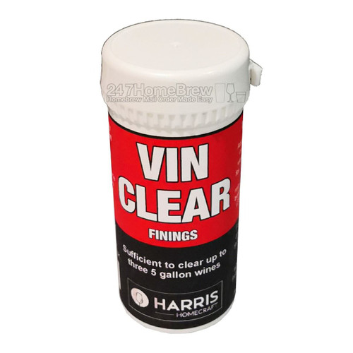 Harris Vinclear Wine Finings treats 69L (three 5 gallon batches)