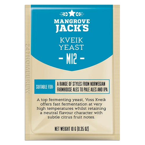 Mangrove Jacks M12 Kveik Craft Series Yeast (10g) Beer Yeast
