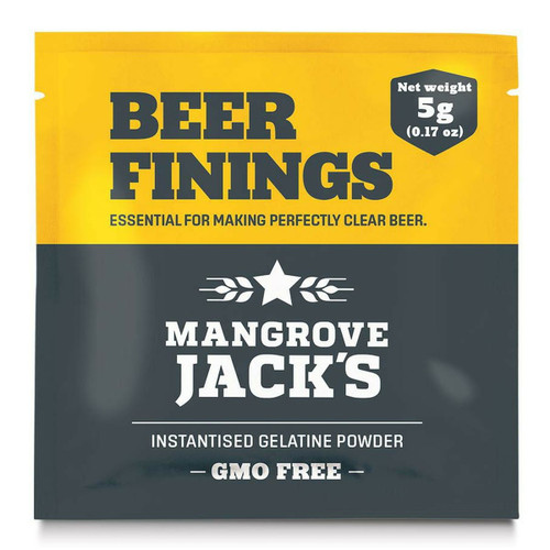 Mangrove Jacks Beer Finings GMO Free 5g Clears 23L in 24 hours