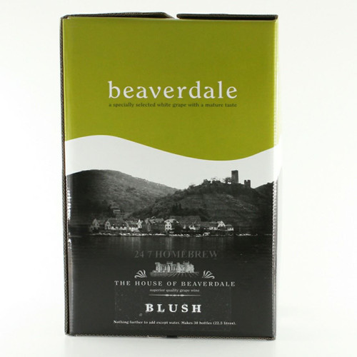 Beaverdale Blush Rose Wine Kit 30 Bottle 23L just add water