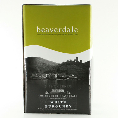 Beaverdale White Bourgeron White Wine Kit - 7.5kg 30 bottle 23L - just add water