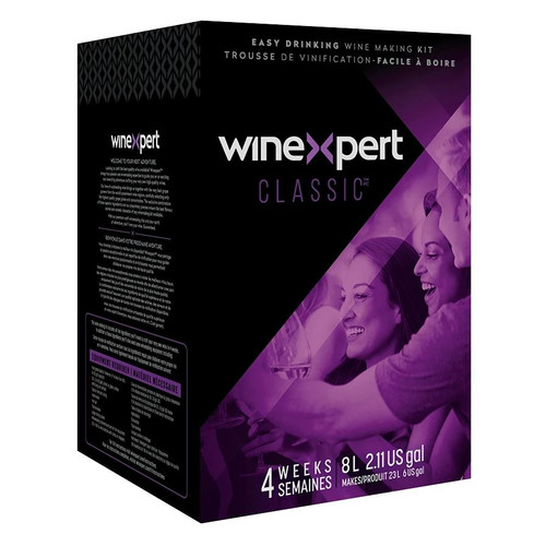 WineXpert Classic California Shiraz 8L Quality Red Kit 23L 30 Bottle