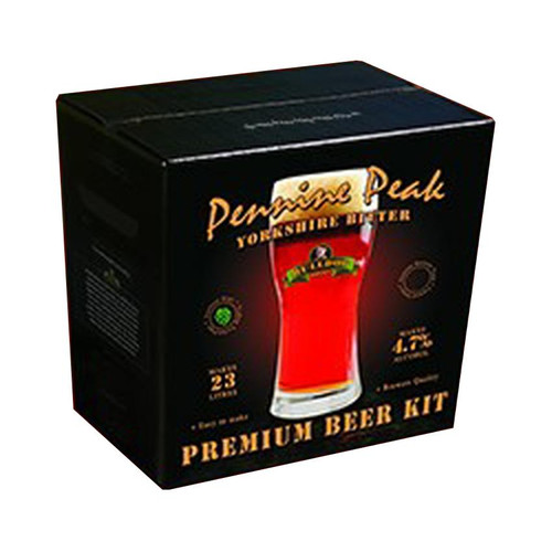 Bulldog Pennine Peak Yorkshire Bitter Beer Kit 3kgs makes 23L 40 pint Homebrew