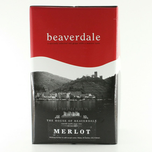 Beaverdale Merlot Red Wine Kit - 7.5kg makes 30 bottle 23L - just add water