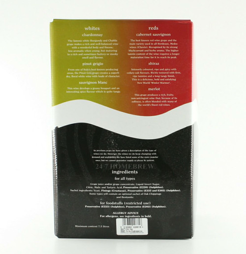 Beaverdale Merlot Red Wine Kit - 7.5kg makes 30 bottle 23L - just add water