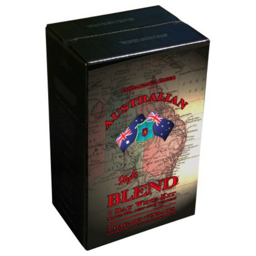 Australian Blend Red Shiraz Style Wine Kit 23L Homebrew Winemaking Need No Sugar