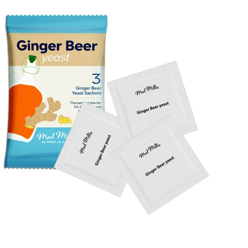 Mad Millie Ginger Beer Yeast 3x sachets makes 13.5L 3 Gallons