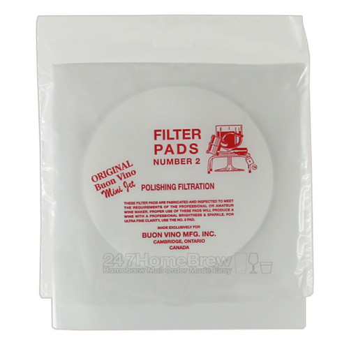 Buon Vino Mini Jet Filter pads Polish No 2 Pack of 3 Pads