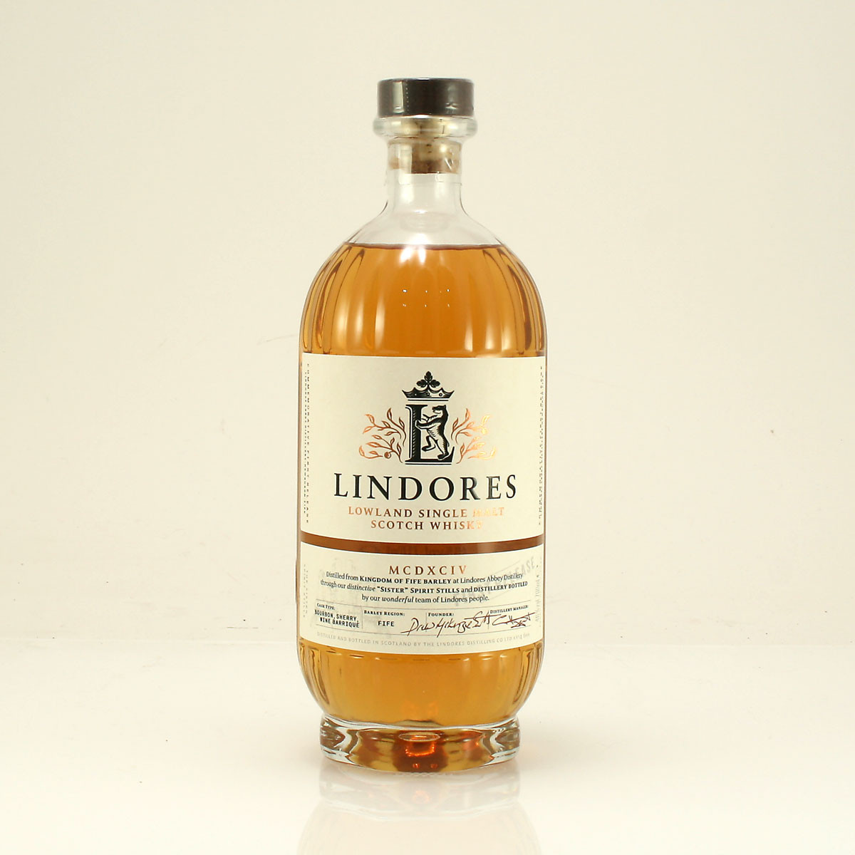 ウイスキー Lindores Lowland Single Malt Whisky Lindores MCDXCIV, Lowland Single Malt Scotch Whisky