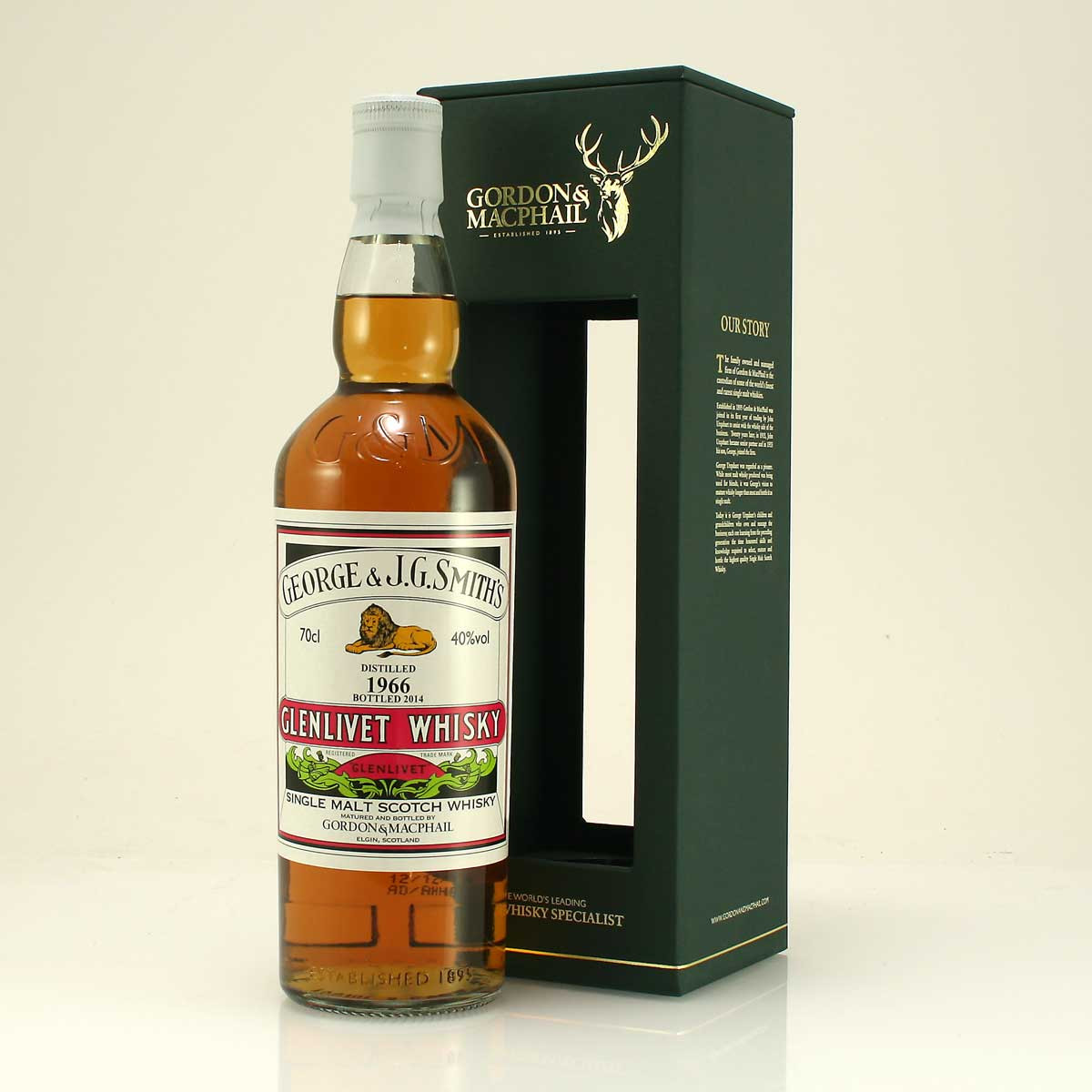 Glenlivet Distillery 47 year old distilled in 1966 Speyside Single 