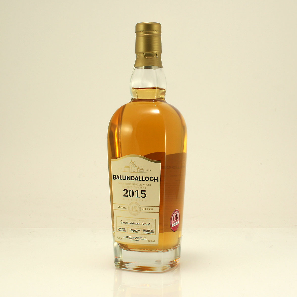 Ballindalloch 2015 Vintage Release Bourbon Finish UK Exclusive