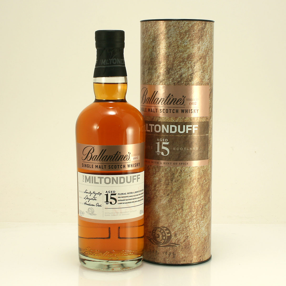 Ballantine's Series 2 Miltonduff Distillery 15 year old Speyside