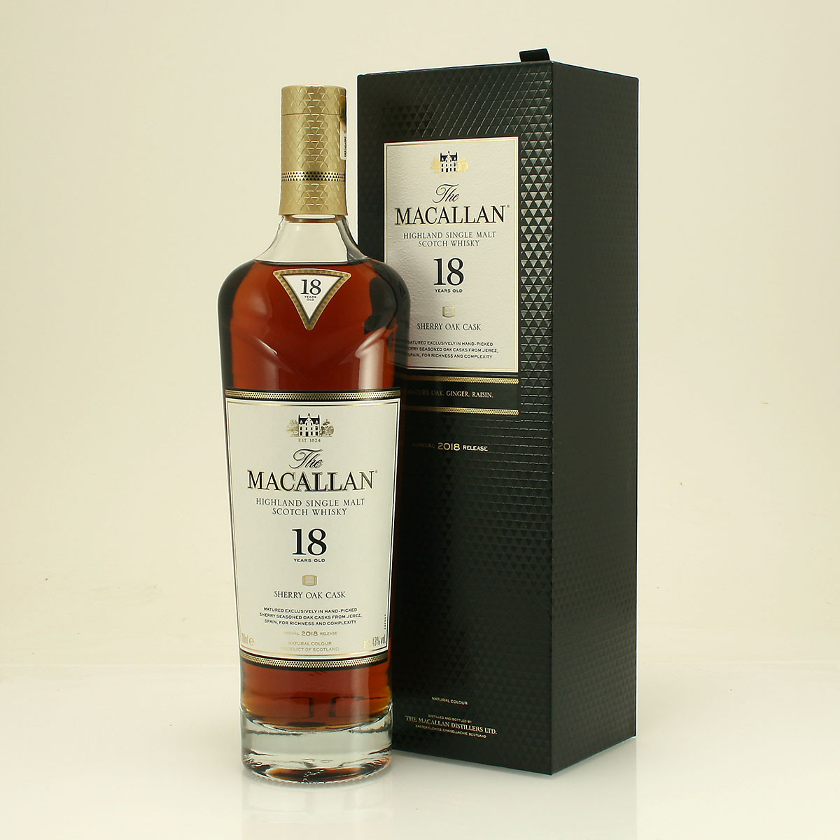 The Macallan 18 Year Old Sherry Oak Cask 2018 Release Highland