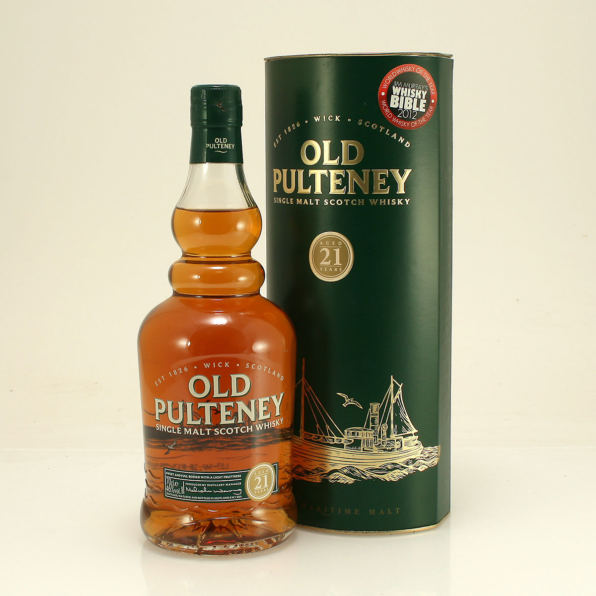 Old Pulteney 21 The Maritime Malt Single Malt Scotch Whisky 46% 70cl