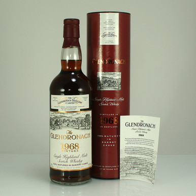 超希少GLENDRONACH グレンドロナック ANA限定1968未開栓 美味酒録