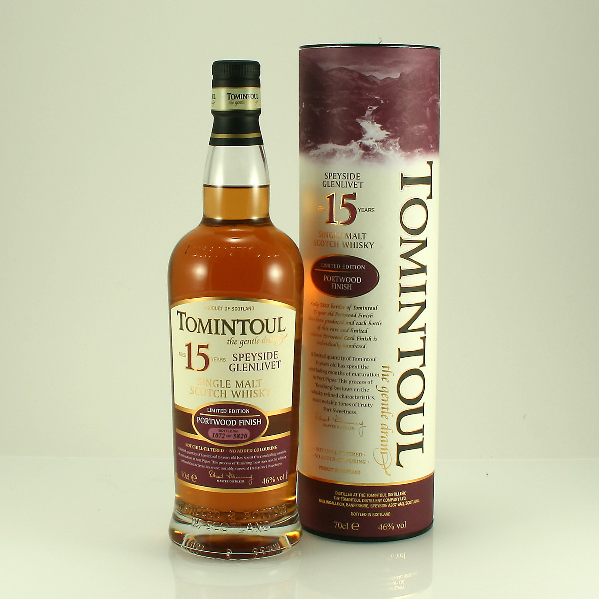 Tomintoul 15 year old Limited 2006 Edition Port Cask Finished