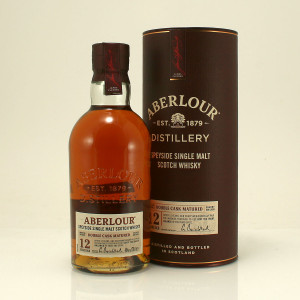 Aberlour 12 year old Double Cask Matured Speyside Single Malt Scotch Whisky 40% 70cl (different 2025 bottle label and tube design) Aberlour 12 year old Double Cask Matured Speyside Single Malt Scotch Whisky 40% 70cl (different 2025 bottle label and tube design)