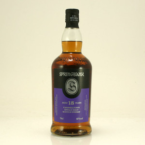 Springbank 18 year old Campbeltown Single Malt Scotch Whisky 46% 70cl