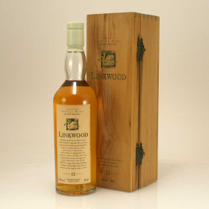 Linkwood 12 year old Flora and Fauna White Cap Speyside Single Malt Scotch Whisky in a wooden presentation box 43% 70cl Linkwood 12 year old Flora and Fauna White Cap Speyside Single Malt Scotch Whisky in a wooden presentation box 43% 70cl