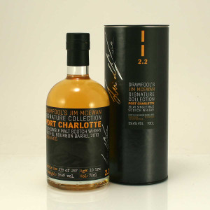 Dramfool's Port Charlotte 2010 Jim McEwan Signature Collection Release II 2.2 Single Cask 1415 First Fill Bourbon Barrel Islay Single Malt Scotch Whisky 59.4% 70cl Dramfool's Port Charlotte 2010 Jim McEwan Signature Collection Release II 2.2 Single Cask 1415 First Fill Bourbon Barrel Islay Single Malt Scotch Whisky 59.4% 70cl