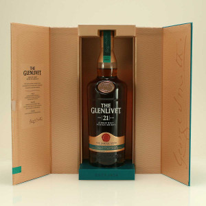 The Glenlivet 21 year old The Sample Room Collection Oloroso Sherry, Tronçais Oak Cognac and Colheita Vintage Port Cask, Triple Cask Finish Speyside Single Malt Scotch Whisky 43% 75cl