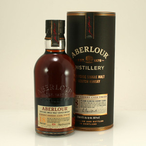 Aberlour 18 year old 'Double Sherry Cask Finish' Speyside Single Malt Scotch Whisky 43% 75cl Aberlour 18 year old 'Double Sherry Cask Finish' Speyside Single Malt Scotch Whisky 43% 75cl