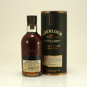 Aberlour 18 year old Batch 001 'Double Sherry Cask Finish' Speyside Single Malt Scotch Whisky 43% 70cl Aberlour 18 year old Batch 001 'Double Sherry Cask Finish' Speyside Single Malt Scotch Whisky 43% 70cl