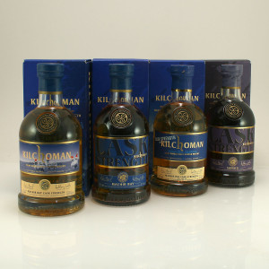 Kilchoman 'Cask Strength Set of 4 bottles' Islay's Farm Distillery Islay Single Malt Scotch Whisky 4 x 70cl
