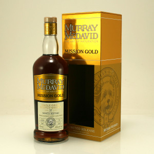 North British Distillery 37 year old Pedro Ximenez Sherry Cask, Limited Release, Lowland Single Grain Scotch Whisky from Murray McDavid Mission Gold 47.6% 70cl
