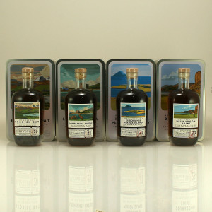 The Arran Explorer Series Volume 1, 2, 3 and 4 Single Malt Scotch Whisky x 4 bottle set