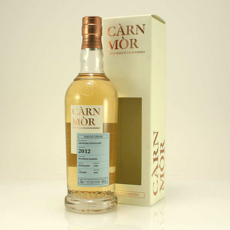 Ardmore 2012. 9 y/o Bourbon Barrel from Carn Mor Strictly Limited 47.5% 70cl