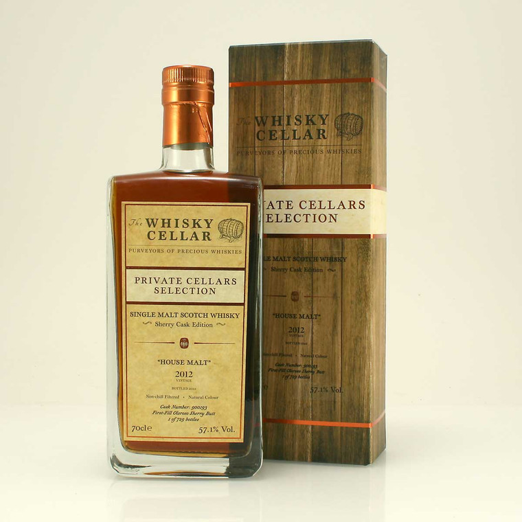 The Whisky Cellar 'Private Cellars Selection' House Malt 2010 Sherry Cask Edition 57.1% 70cl