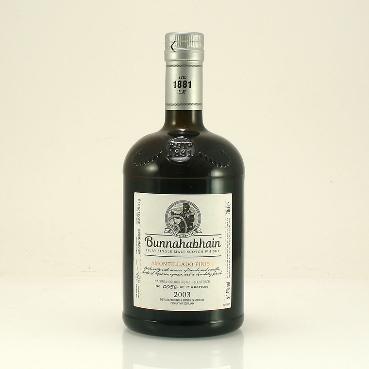 Bunnahabhain 2003 Amontillado Finish 15 y/o Limited Edition 57.4% 70cl