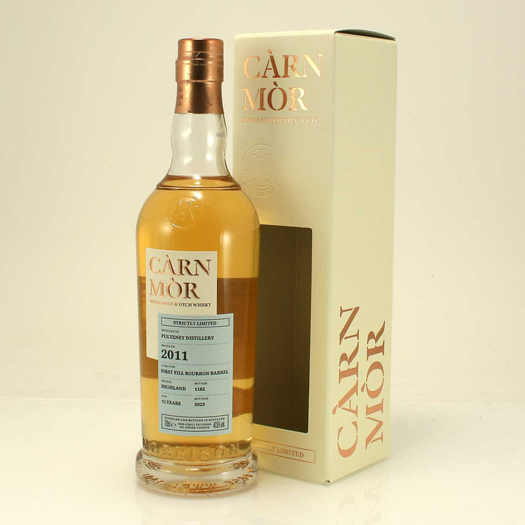 Pulteney 2011. 11 y/o First Fill Bourbon Barrel from Carn Mor Strictly Limited 47.5% 70cl