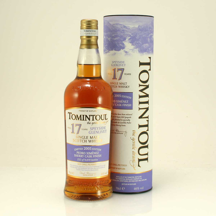 Tomintoul 17 y/o Pedro Ximenez Sherry Cask Limited 2005 Edition 46% 70cl