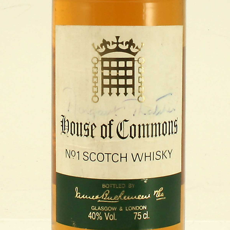 House of Commons 12 y/o signed by Margaret Thatcher 40% 75cl