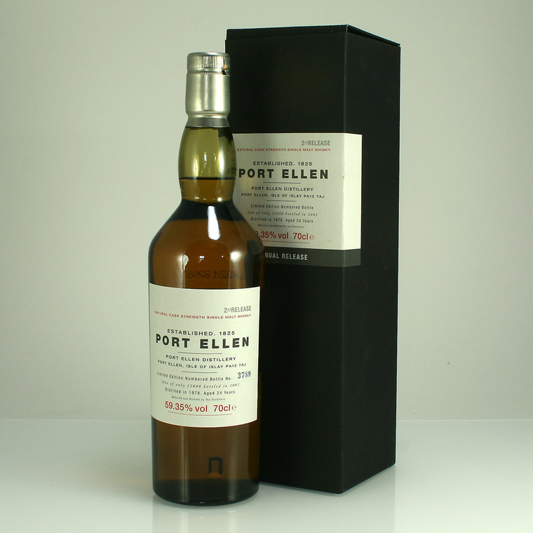 Port Ellen 1978 The 2nd Annual Release 24 y/o. Bottle No. 3789. 59.35 % 70cl