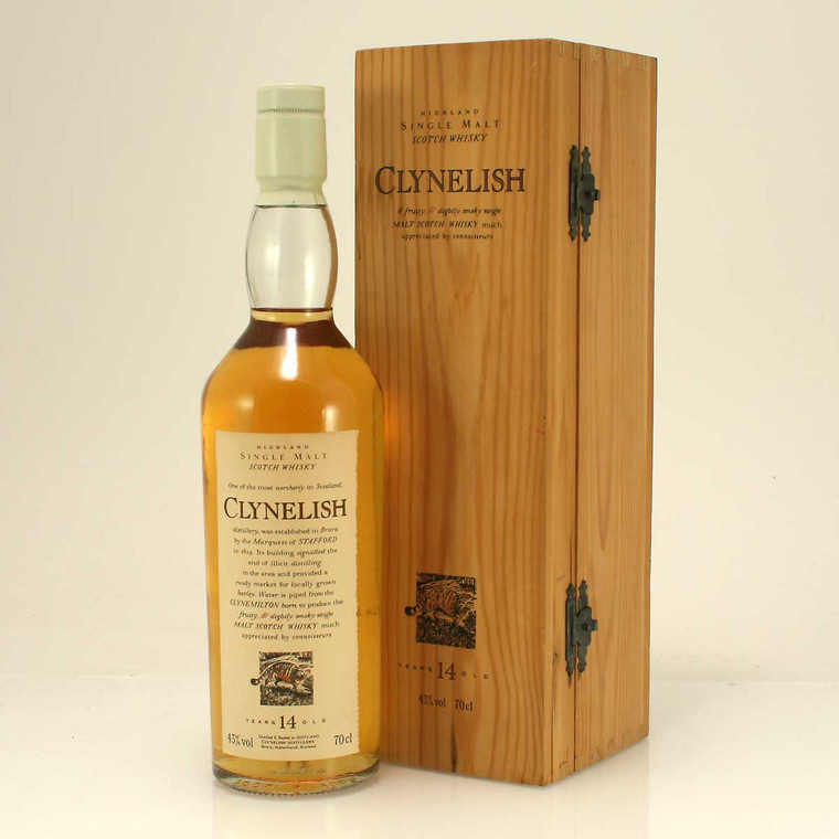 Clynelish 14 y/o Highland Single Malt 'Old Style' in a Wooden Box 43% 70cl