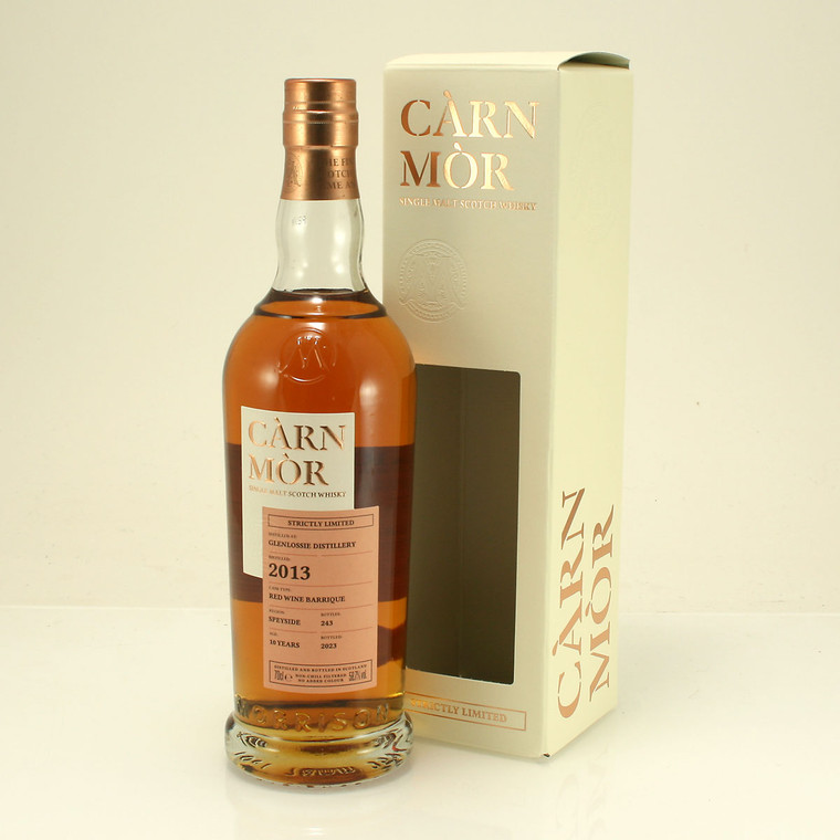 Glenlossie 10 y/o Red Wine Barrique Speyside Single Malt from Carn Mor Strictly Limited 58.7% 70cl