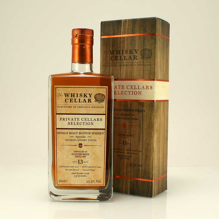 Glenburgie 13 y/o Speyside Single Malt Oloroso Sherry Finish from The Whisky Cellar Private Sellers Selection 53.3% 70cl